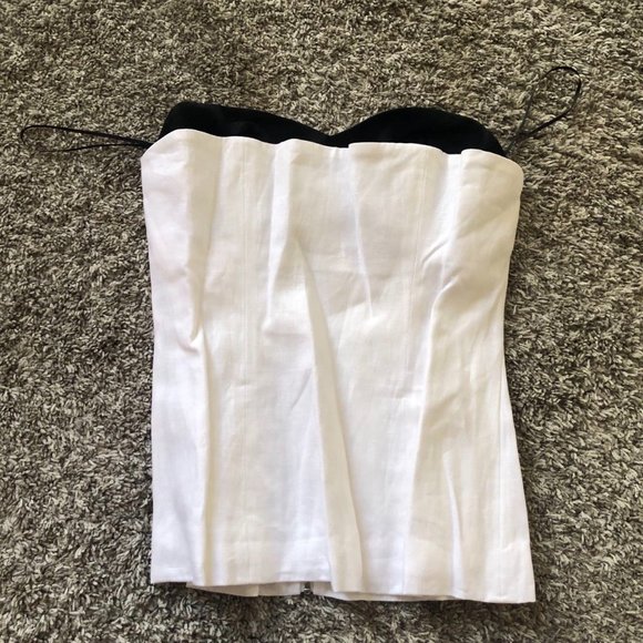 Reformation Black and White Tank Top - Picture 3 of 6